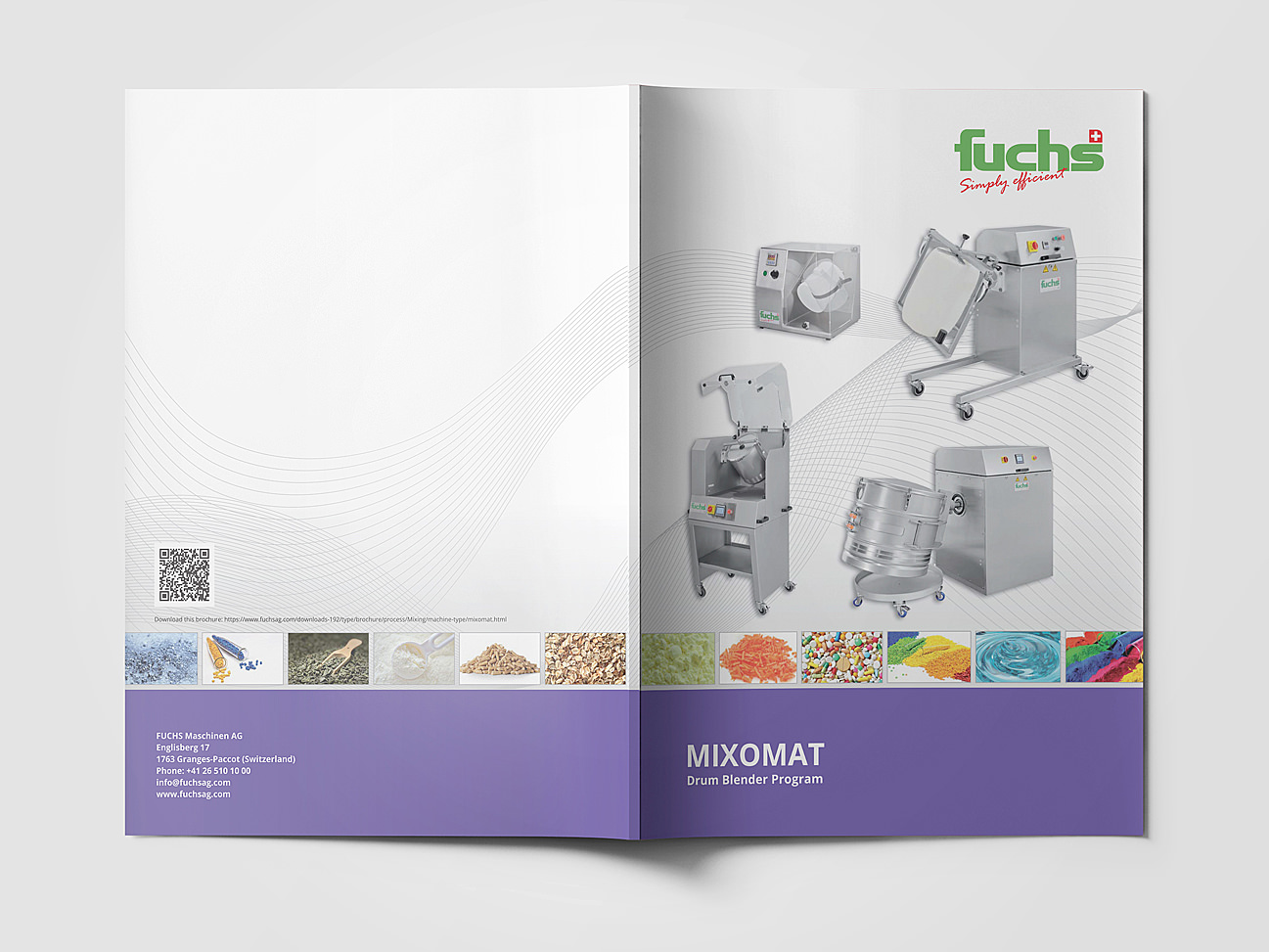 machinery brochure design